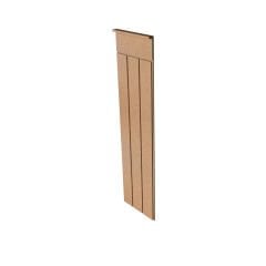 Bangu Dekoratif Duvar Paneli ( 27 X 105 Cm ) Boyanabilir Ahşap 10 Mm Ham Mdf Duvar Paneli