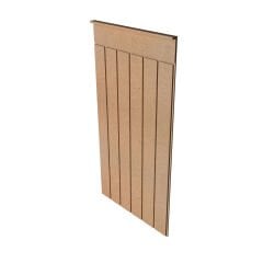 Bangu Dekoratif Duvar Paneli ( 54 X 105 Cm ) Boyanabilir Ahşap 10 Mm Ham Mdf Duvar Paneli