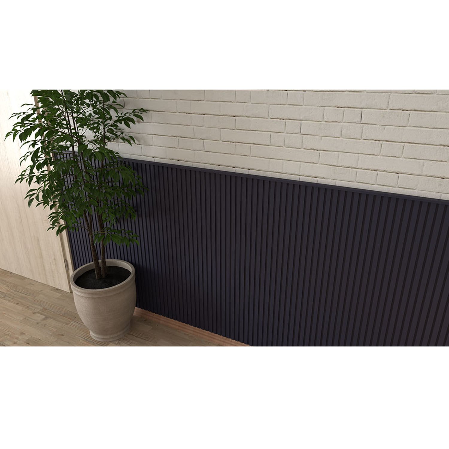Bangu Dekoratif Duvar Paneli ( 18 X 105 Cm ) Boyanabilir Ahşap 10 Mm Ham Mdf Duvar Paneli