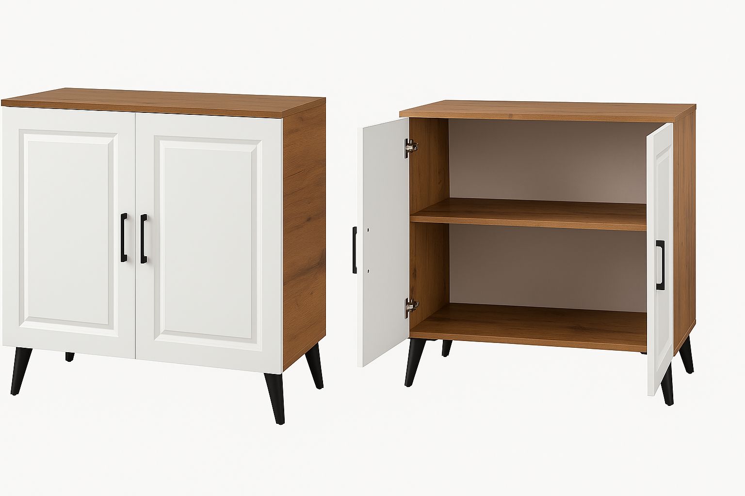 bangu Kahve Köşesi Dolabı ( Derinlik 47 cm ) Çok Amaçlı Dolap ( 60 cm ) Raflı Mutfak Dolabı BKDM007